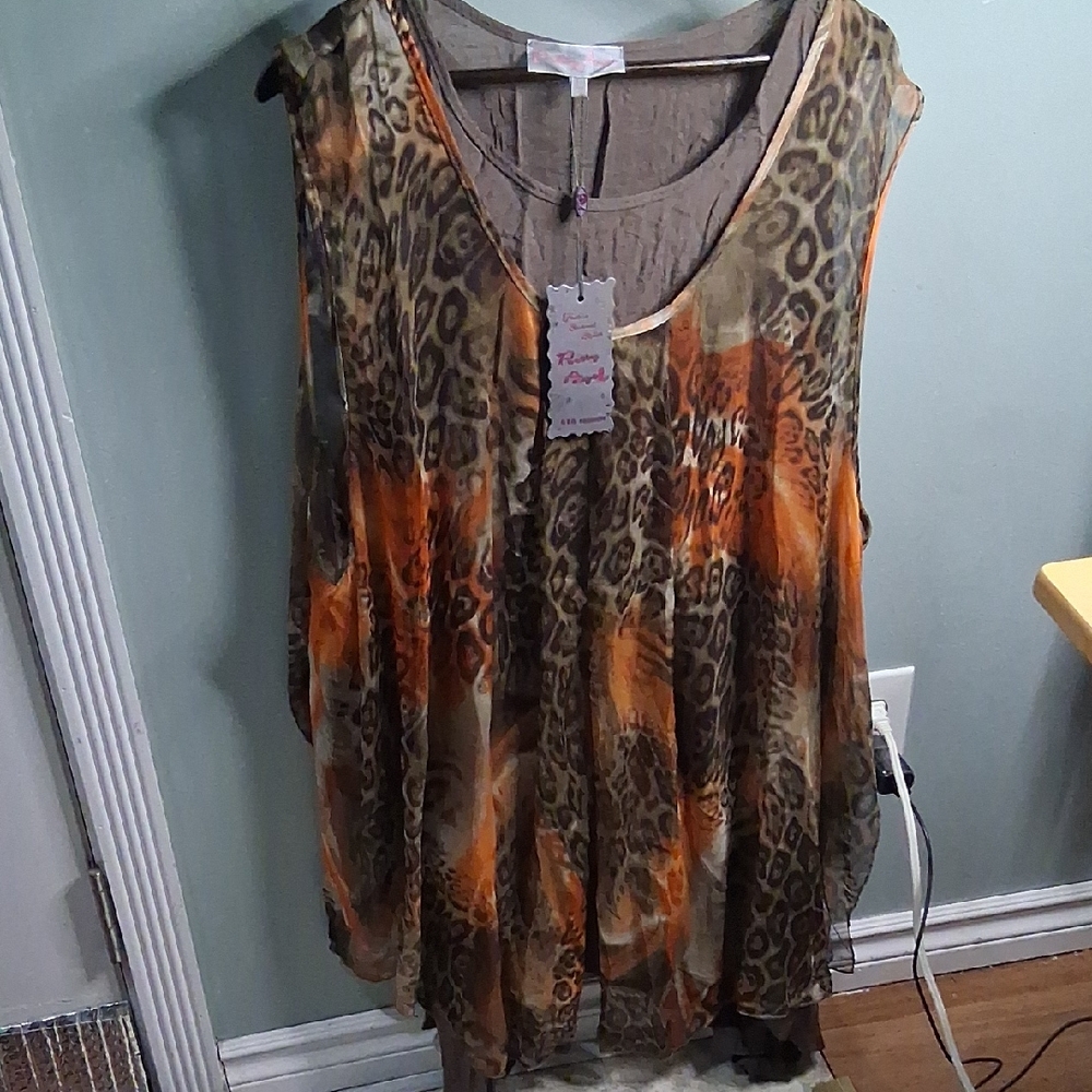 Animal Print Sleeveless Dress